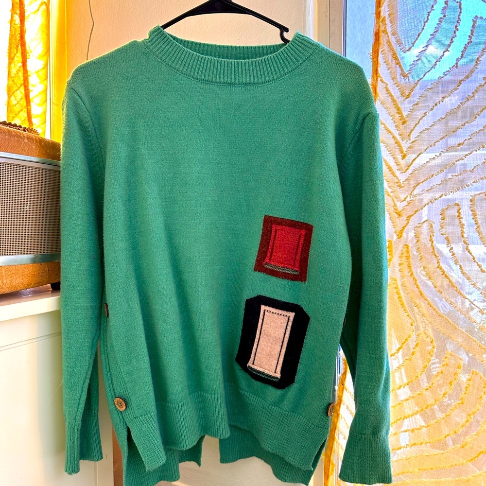 Teal Italian Wool Sweater
